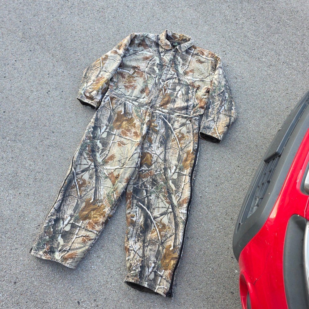 RedHead Hunting Coveralls Bibs Mens 3XL Realtree Camo Insulated Overalls